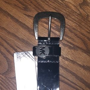 Black & silver Micheal Kors belt